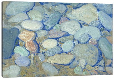 Stones Rhodes Greece Canvas Art Print - Natural Elements