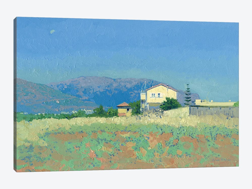 The Village Of Malia Crete by Simon Kozhin 1-piece Canvas Wall Art