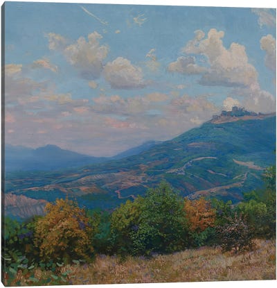 In The Crimean Mountains I Canvas Art Print - Russia Art