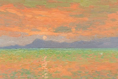 Sunset At Sea Rhodes Greece by Simon Kozhin canvas print