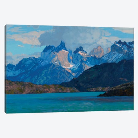 The Mountains, Patagonia, Chile. Torres Del Paine Canvas Print #SKZ228} by Simon Kozhin Canvas Artwork