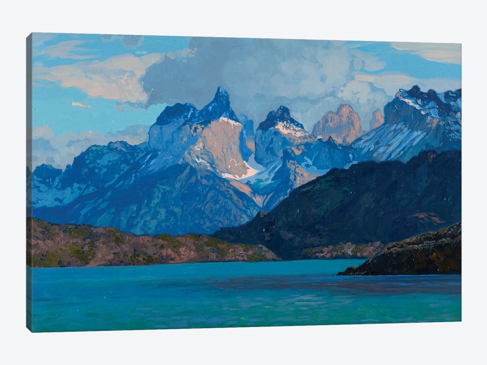 The Mountains, Patagonia, Chile. Torres Del Paine by Simon Kozhin 1-piece Canvas Print