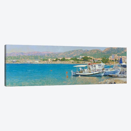 Gulf Of Malia Crete Canvas Print #SKZ234} by Simon Kozhin Canvas Art