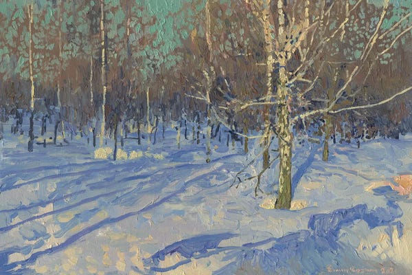 Snow: Sound March Birches by Simon Kozhin