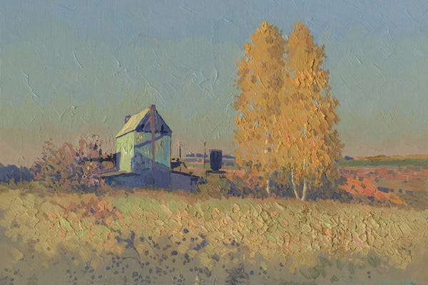 October Evening At The Farm