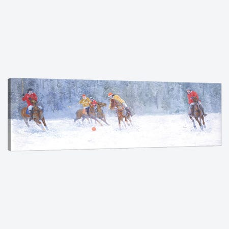 Polo Game. St. Moritz Canvas Print #SKZ246} by Simon Kozhin Canvas Art Print