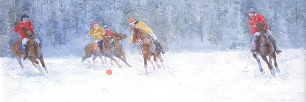 Simon Kozhin: Polo Game. St. Moritz by Simon Kozhin