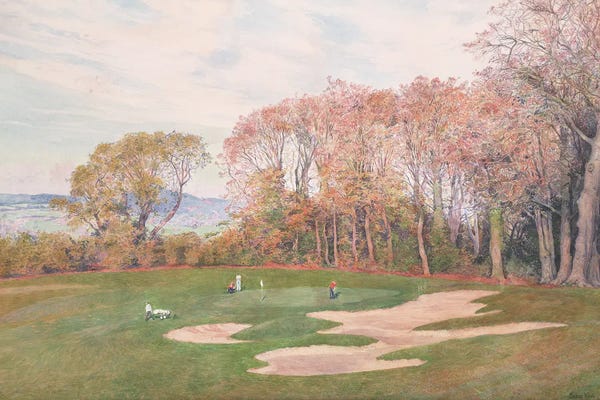 Simon Kozhin: Powercourt Estate. Playing Golf by Simon Kozhin
