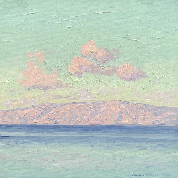 Pastel Impressionism: Sunset by Simon Kozhin