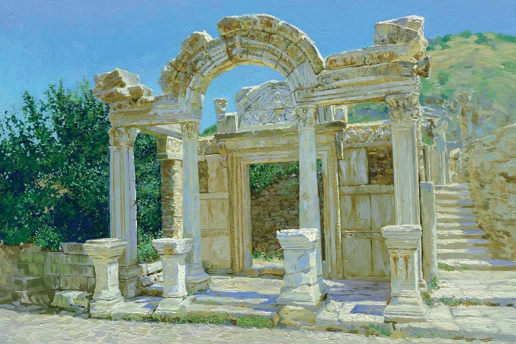 Ruins. Temple Of Hadrian