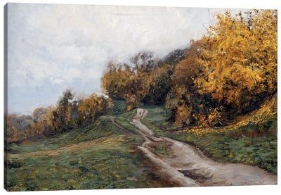 Autumn In Kolomenskoye Canvas Art Print - Russia Art