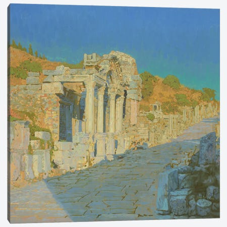 Ephesus. Temple Of Hadrian. Canvas Print #SKZ258} by Simon Kozhin Canvas Art Print