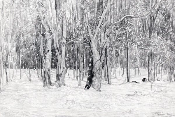 Simon Kozhin: Winter Day Monochrome by Simon Kozhin