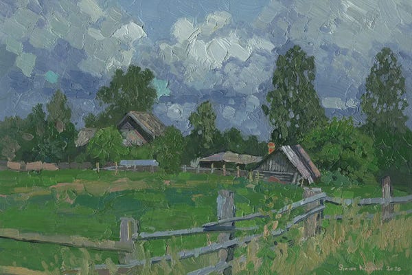 Artists Like Monet: Usino Village by Simon Kozhin