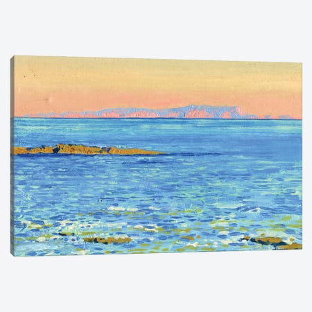 Morning Gulf Of Malia Crete Canvas Print #SKZ27} by Simon Kozhin Canvas Art Print