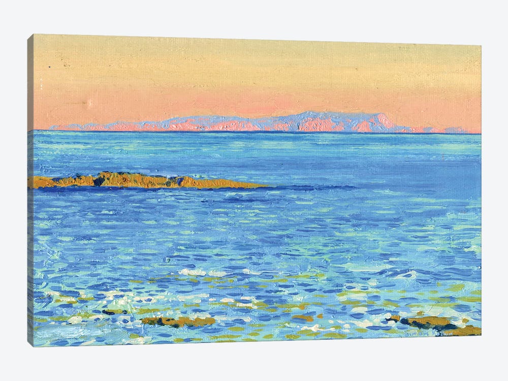 Morning Gulf Of Malia Crete by Simon Kozhin 1-piece Canvas Art Print