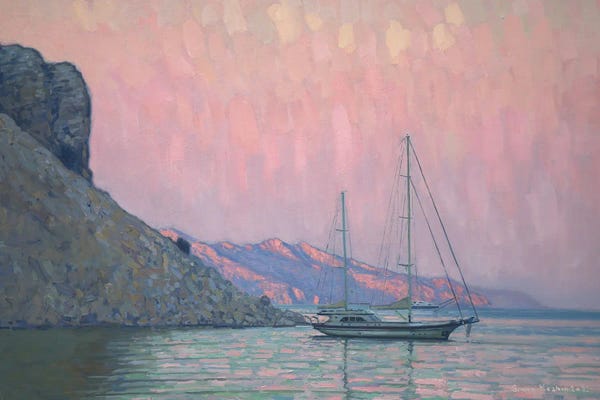 Ocean Sunrises & Sunsets: Sunset. Italian Beach. by Simon Kozhin