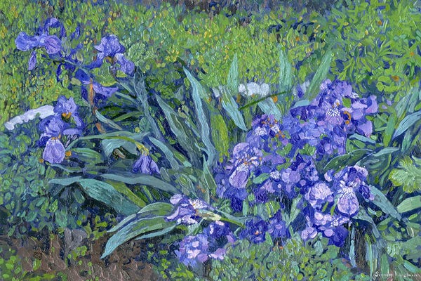Artists Like Van Gogh: Irises by Simon Kozhin