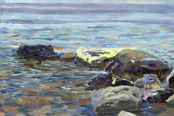 Simon Kozhin: Stones On Black Sea by Simon Kozhin