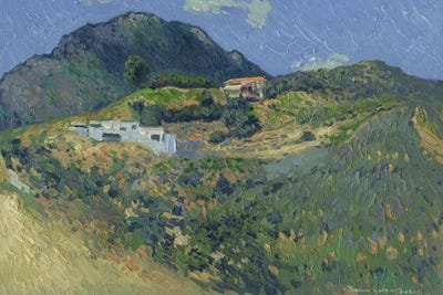 On The Top Of The Mountain by Simon Kozhin canvas print