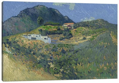 On The Top Of The Mountain Canvas Art Print - Simon Kozhin