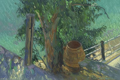 By The Plane Tree In The Shade by Simon Kozhin art print