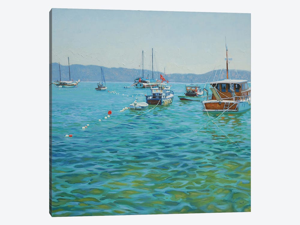 Harbor In Bodrum by Simon Kozhin 1-piece Art Print