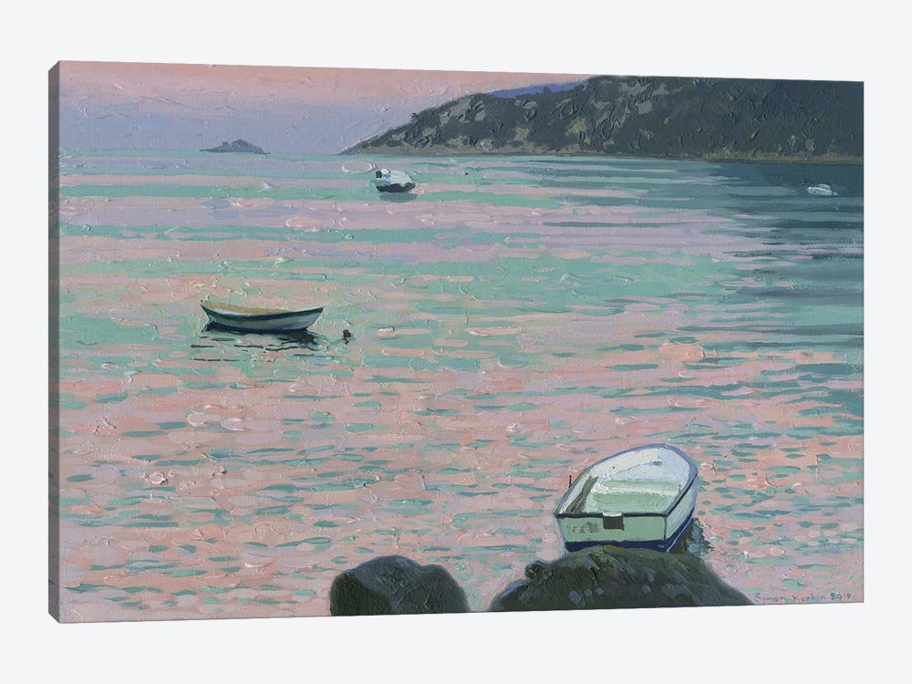 Pink Sea by Simon Kozhin 1-piece Canvas Art Print