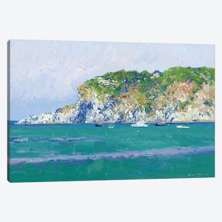 Wiew Of The Cliffs Di Zaro In Ischia Canvas Print #SKZ332} by Simon Kozhin Canvas Art