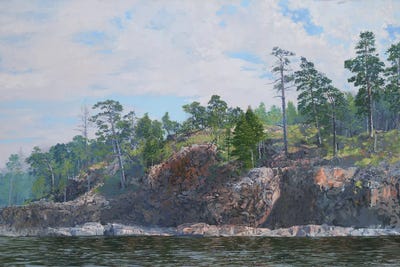 Balaams Island by Simon Kozhin metal wall art