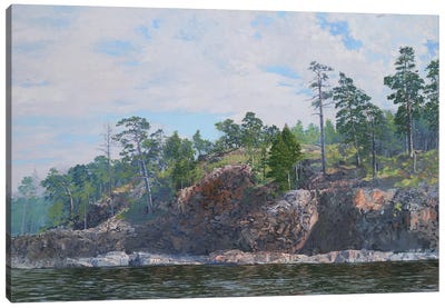 Balaams Island Canvas Art Print - Simon Kozhin