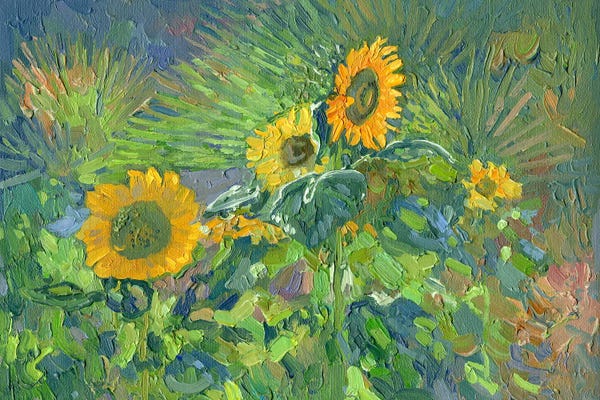 Fine Art Print: Sunflowers. Turunc by Simon Kozhin