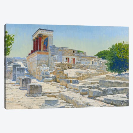 Knossos. Crete Canvas Print #SKZ338} by Simon Kozhin Canvas Art