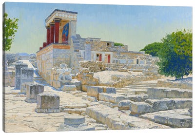 Knossos. Crete Canvas Art Print