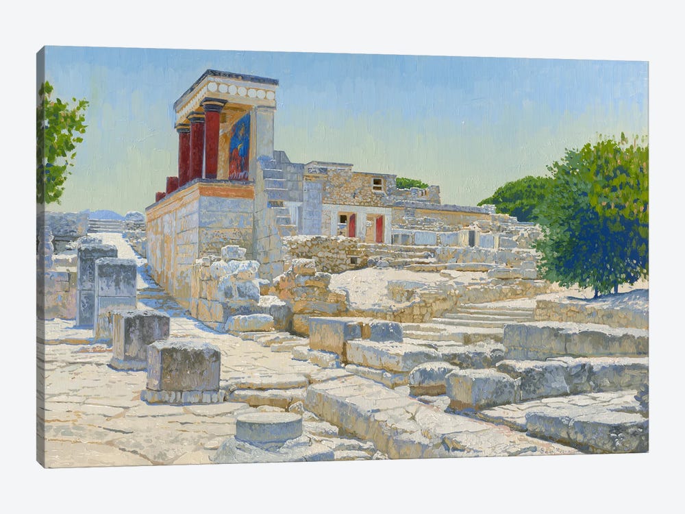 Knossos. Crete by Simon Kozhin 1-piece Canvas Print