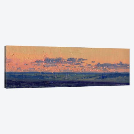 Sunset At The End Of May. Chamzinka Canvas Print #SKZ341} by Simon Kozhin Canvas Art Print