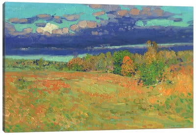 October Sun Canvas Art Print