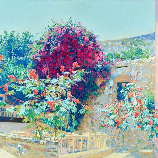 Simon Kozhin: Summer Cafe In Corfu by Simon Kozhin