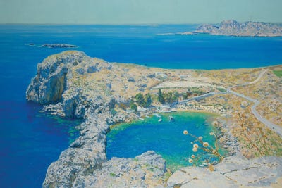 The Heart Of Lindos by Simon Kozhin art print
