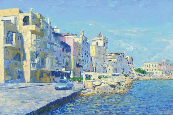 Artistic Travels: Ischia Ponte Italy by Simon Kozhin