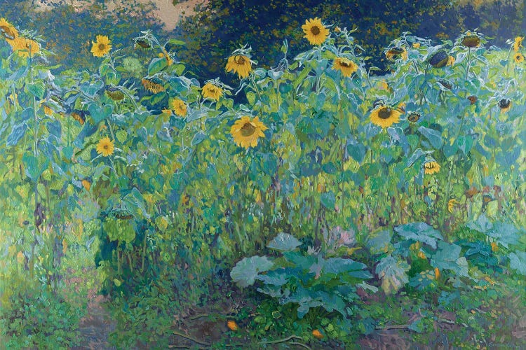 Sunflowers In Kolomenskoye by Simon Kozhin wall art