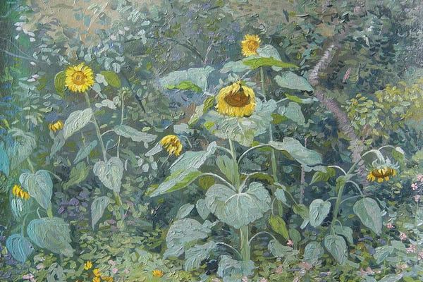 Van Gogh's Sunflowers Collection: Sunflowers Opalikha by Simon Kozhin