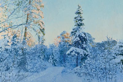 January 2019 Oil On Canvas 60 x 80 cm by Simon Kozhin art print