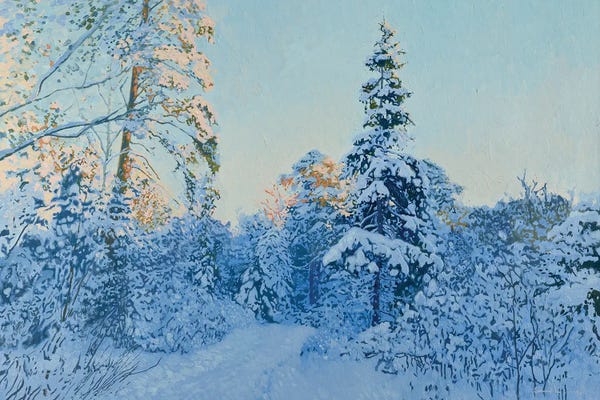 Simon Kozhin: January 2019 Oil On Canvas 60 x 80 cm by Simon Kozhin