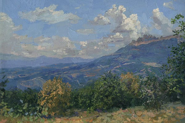 In The Crimean Mountains Landscape