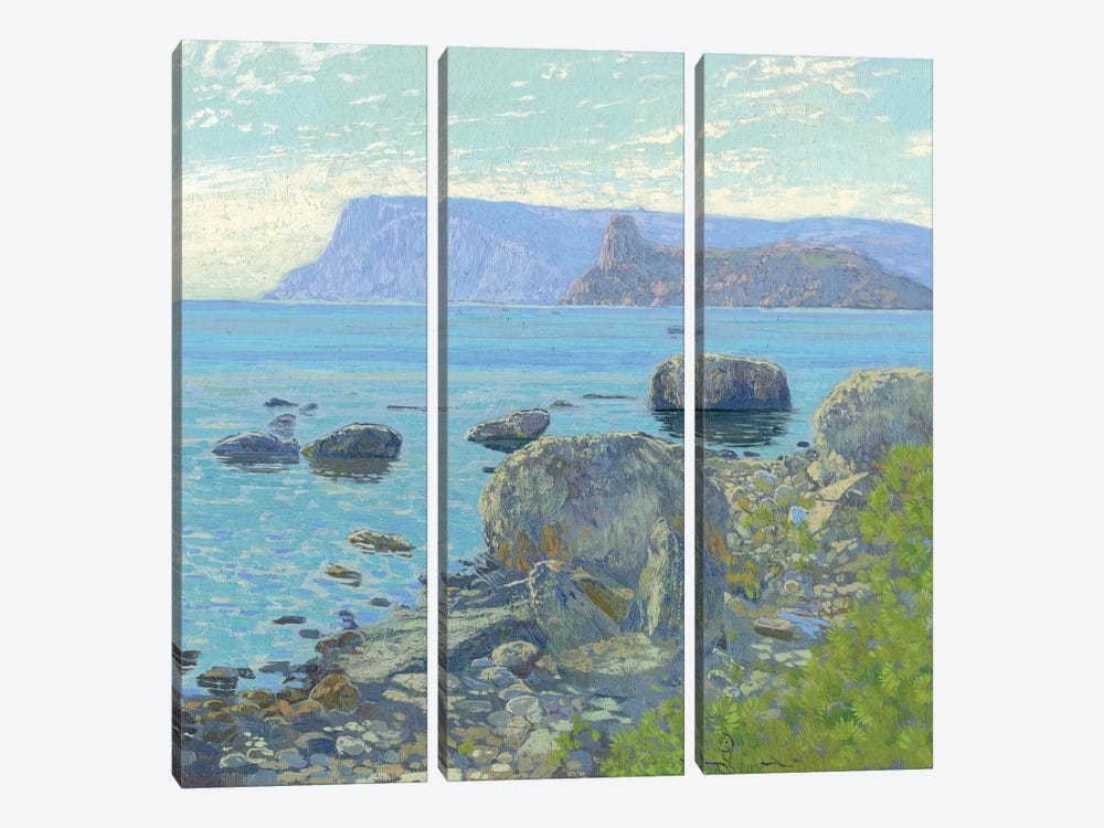 Afternoon View Of The Cape Kuron by Simon Kozhin 3-piece Canvas Artwork