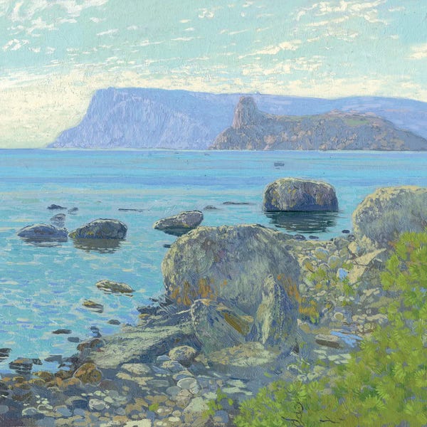 Simon Kozhin: Afternoon View Of The Cape Kuron by Simon Kozhin