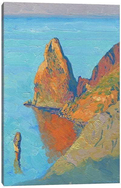 Morning Rocks Pylades And Orestes Crimea Canvas Art Print
