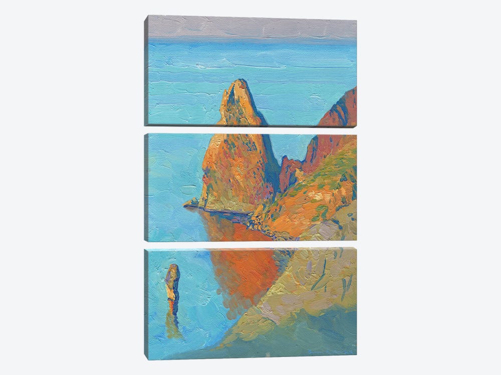 Morning Rocks Pylades And Orestes Crimea by Simon Kozhin 3-piece Art Print