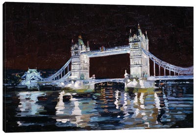 Tower Bridge Canvas Art Print - Simon Kozhin